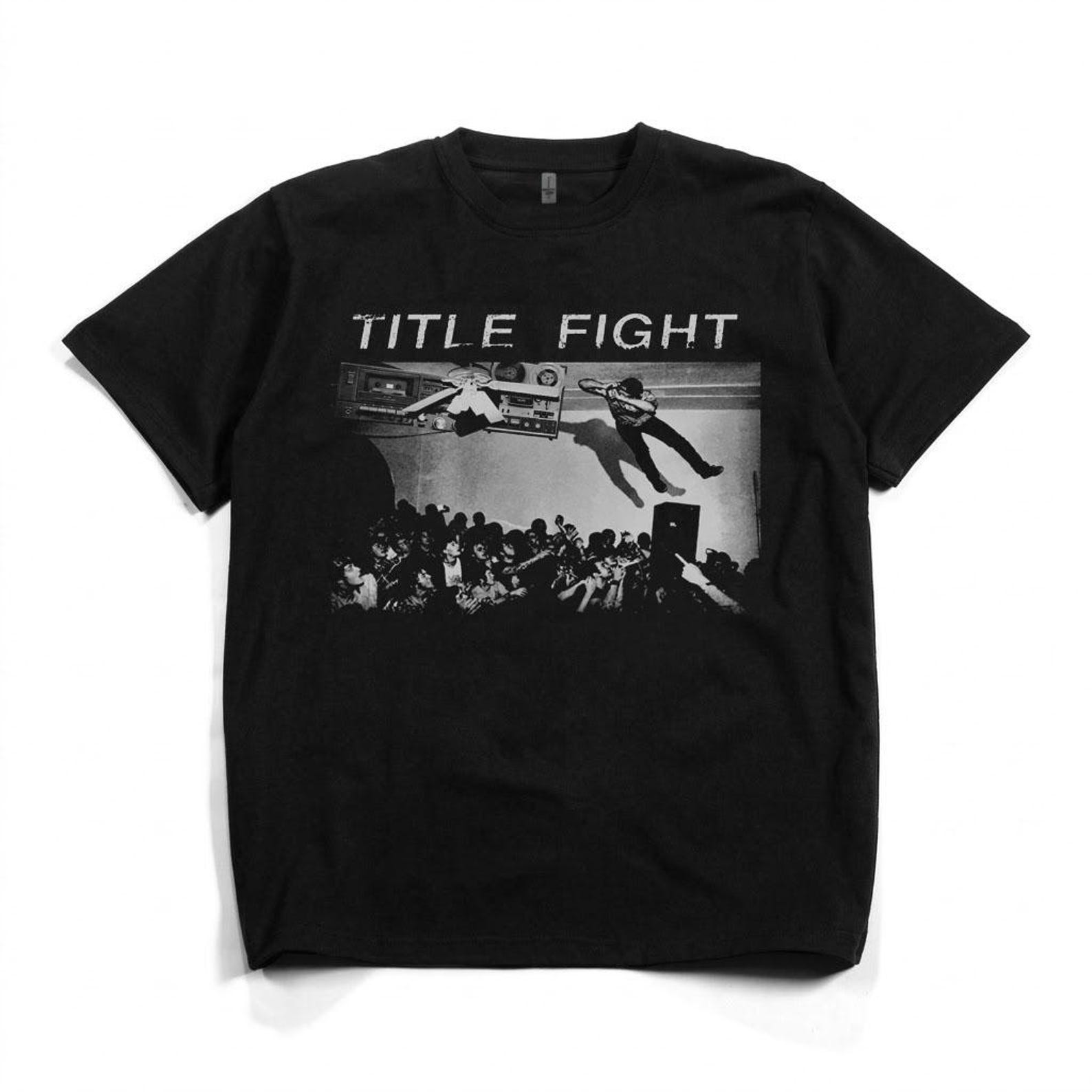 Title Fight Band T-Shirt, Unisex Cotton Shirt, 90s Retro Graphic Tee, Y2kStyle, Vintage S