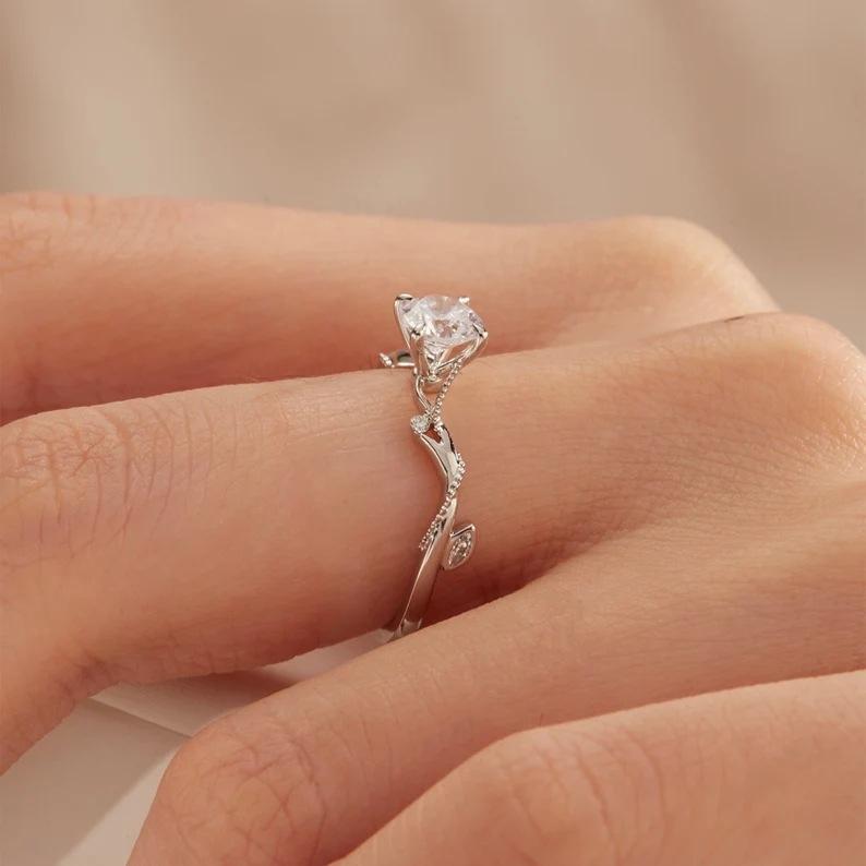 Luxuriöser neuer böhmischer Set-Ring Mode-Ring Verlobungsring für Damen
