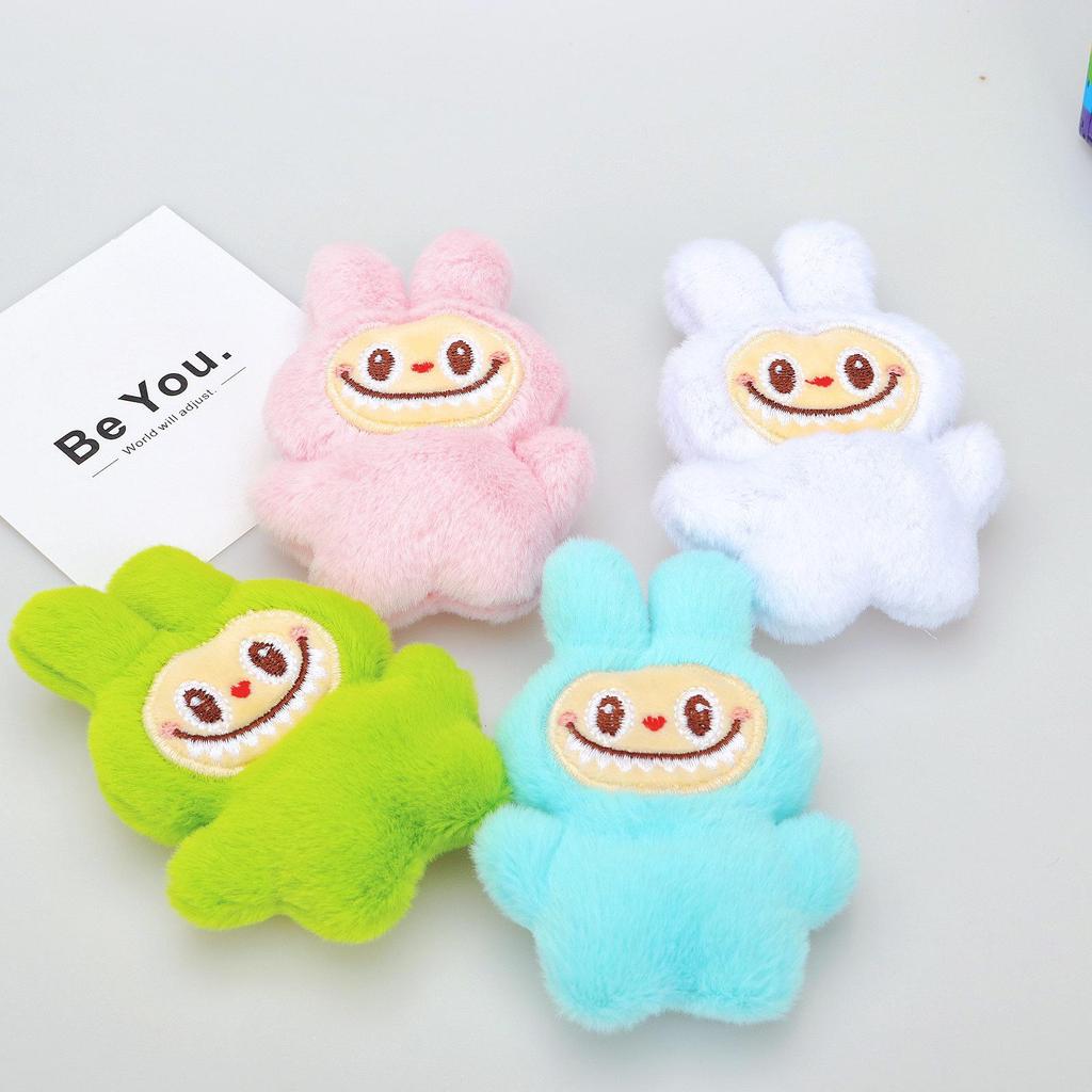 LABUBU Cute Rabbit Cartoon Brooch - Plush DIY Jewelry Accessory