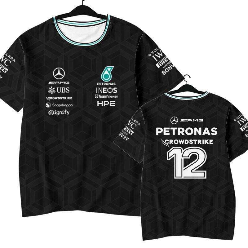Vīriešu Mercedes-AMG ``Komandas iedvesmas īsroku T-krekls