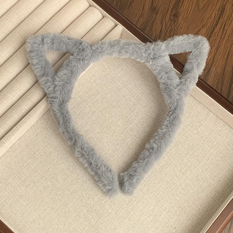 1 Plush Cat Ear Headband with Cute and Girlish Style, Perfect for Daily Use, Cute and Eye-catching