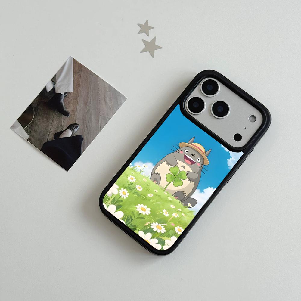 T-Totoro C-Cute Anime Phone Case For IPhone 17 Air 16 15 14 Plus 13 12 11 Pro Max Dual Tone Hard PC Fashion Protective Cover