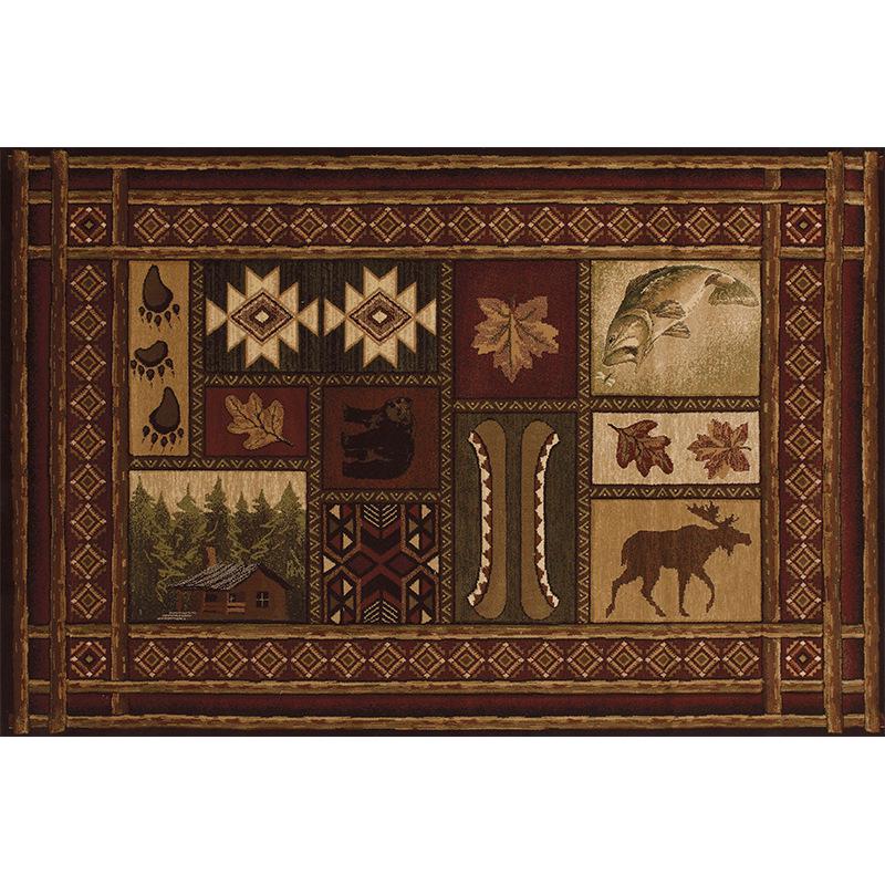 Retro Crystal Velvet Luxury Floor Mat – Dirt-Resistant, Easy-Clean, Large Area Entry or Bedroom Rug
