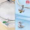 Anniversary Charm Bead Components Copper Metal Butterfly Bees Dragonflies Bead Components Compatible With Bracelet High Quality Fine Jewelry Necklace