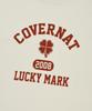 COVERNAT WOMAN Clover Graphic T-Shirt Ecru