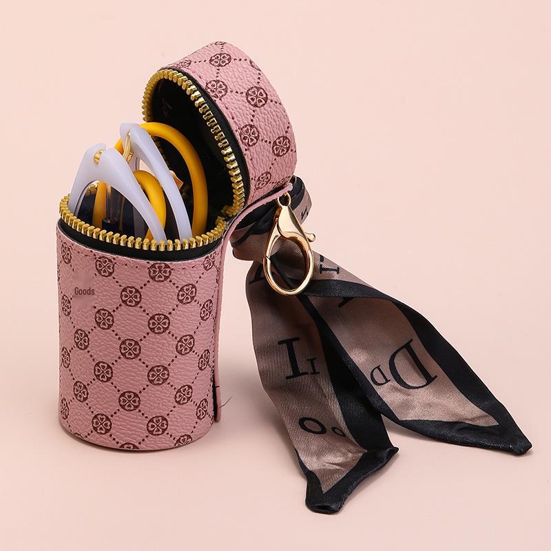 

Женские магнитные очки для чтения с защитой от синего света - Сверхлегкие, Портативные, Защита от потери, Одинарное зрение для пожилых людей 525 Small Round Case