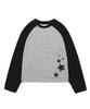 Bibalabida Falling Dot Raglan Long Sleeve T-Shirt
