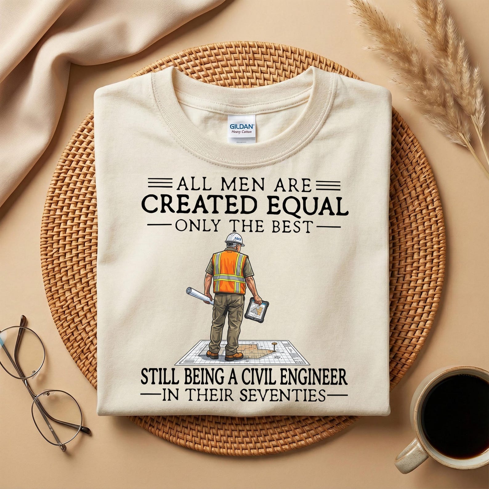 Funny Civil Engineer Shirt, 70th Engineer Dad Grandpa Birthday Tee, Retirement Humor Shirt, 70s Father s Day Gift L