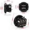Multiple Voltage LCD Power Meter And Hour Counter For Industrial Vehicles Forklifts Boats Marine Equipment Golf Carts