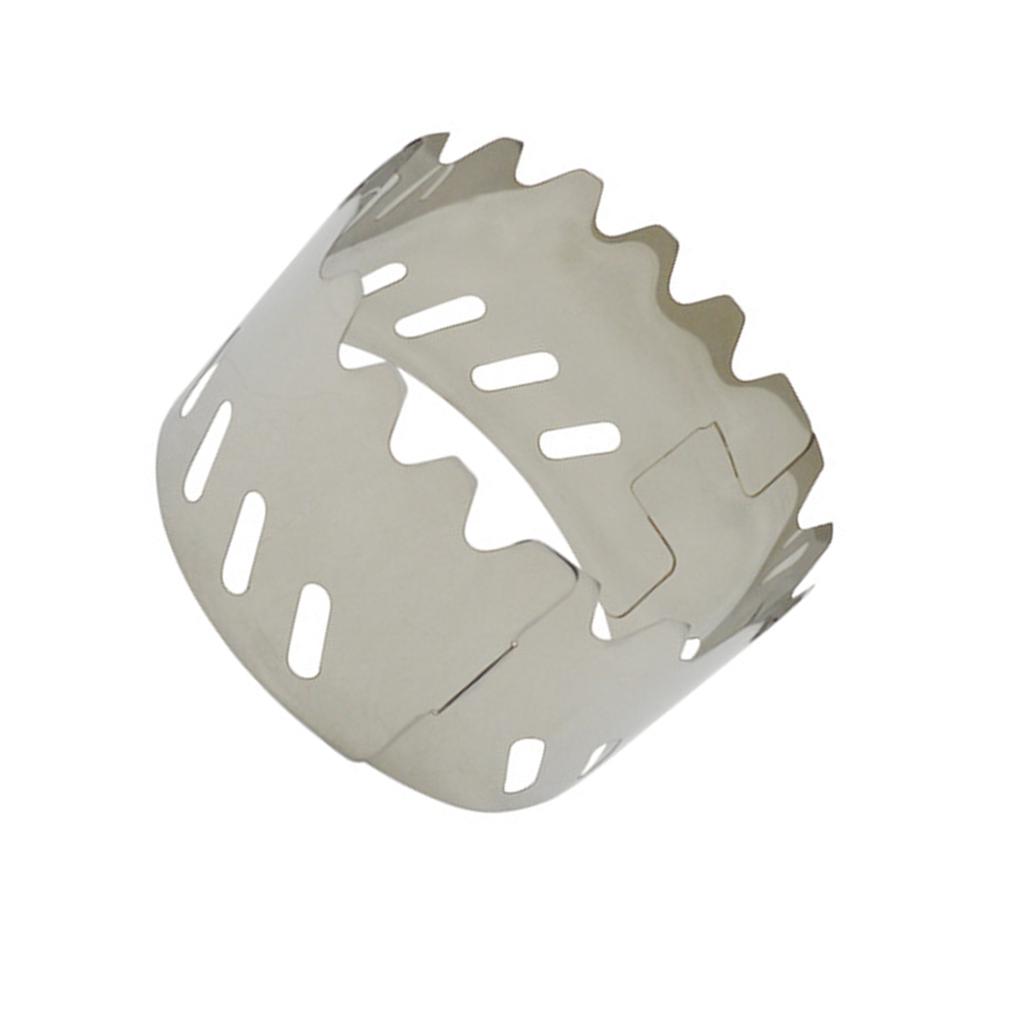 Folding Alcohol Stove Windshield Wind Guards Stainless Steel Folding Plates Windscreen for Stove Windscreen For Camping