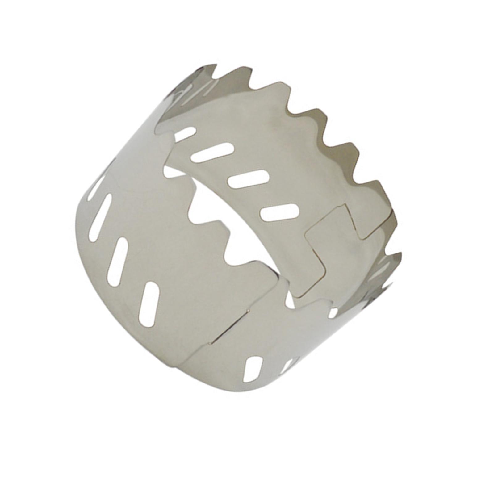 

Складная походная плита с ветрозащитным экраном из нержавеющей стали для приготовления пищи на открытом воздухе, ветрозащитный экран для походной спиртовой плиты