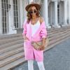 2026 Autumn/Winter European & American Women's Knit Solid Color Pocket Mid-Length Fashion Sweater Coat