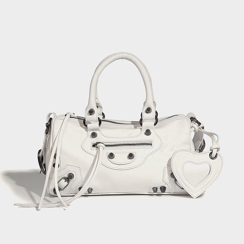 Rivet Dark Locomotive Bag Niche Design High Sense Large Capacity Shoulder Crossbody Tote Handbag