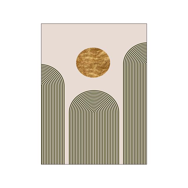 Abstract Geometry Picture Canvas Painting Wall Art Minimalist Line Poster and Print for Modern Home Decor Living Room Design