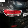 ABS Chrom Zubehör für KIA Sorento L 2015 2016 2017 Außen Heckklappe Heck Kofferraumleuchten Lampen Zierleisten Abdeckungen Kit Zierleisten