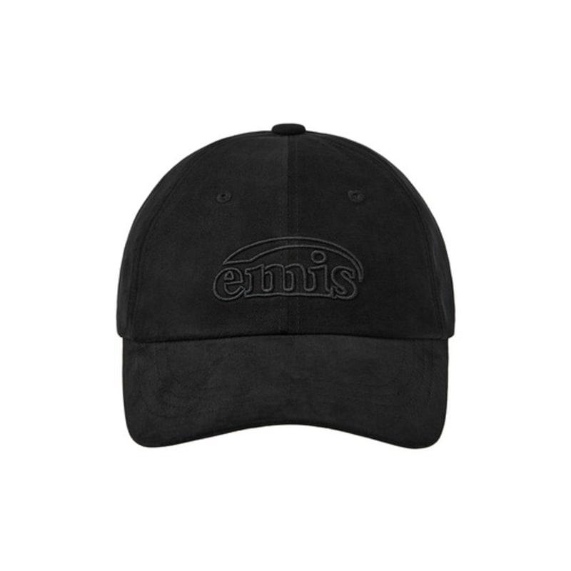 

EMIS COTTON BRUSHED BALL CAP-BLACK BLACK