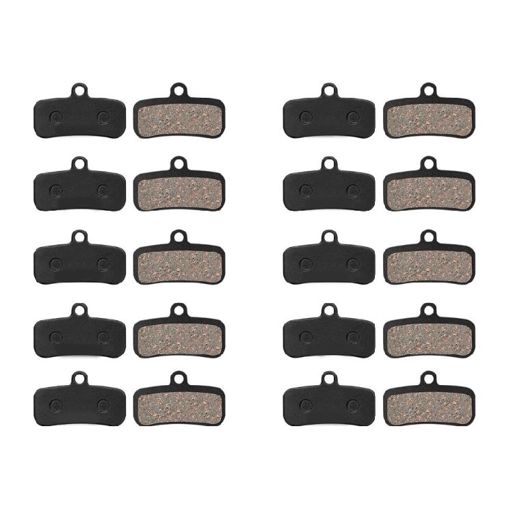 

10Pair SemiMetallic Bicycles Disc Brake Pad Quiet Cyclings Brake Pad Easy to Use