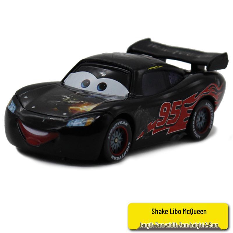 Lightning McQueen National Edition Alloy Car Model - Children s Toy Gift