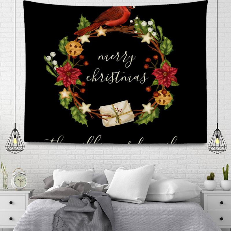 

Серия подвесных тканевых гобеленов в рождественском стиле 100x75cm