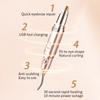 Dual Head Heated Eyelash Curler Two-Gear Temperature Adjustment 2 in1 Eyelash Clip  Party