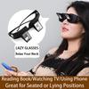 Lazy Eyeglasses Lazy Reading Glasses Hd Eyeglasses Prismatic Periscope Eyeglasses For Reading And Watching Tv While Lying Down