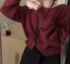 Korean Style Loose One-Shoulder Wool Knit Sweater for Women - Autumn/Winter 2025 Streetwear