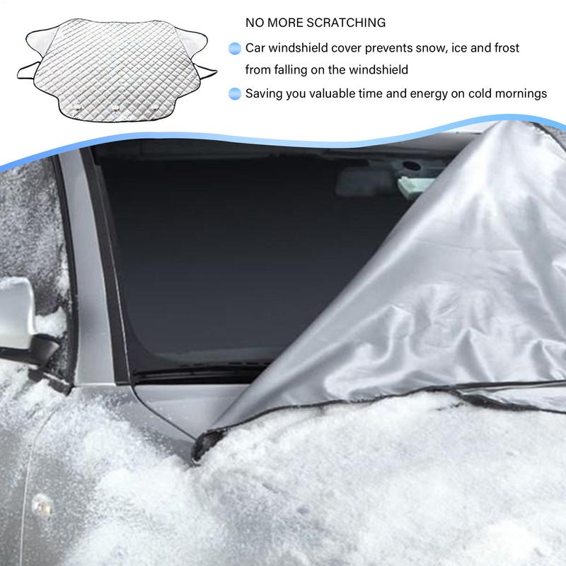 Winter Windshield Covers Magnetic Auto Sunshade Heavy Duty Protector Automotive Window Snow And Ice Cover For Car SUV Trucks