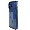 Transparent Magnetic Case for iPhone 17 Pro Max with Metal Frame Cover