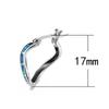 Minimally Designed Wave Earrings for Women with Versatile Personality and Temperament