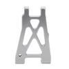 2PCS Aluminum Alloy Rear Lower Swing Arm Fit for KYOSHO 4WD Optima 110 RC Off Road Vehicle(Silver )