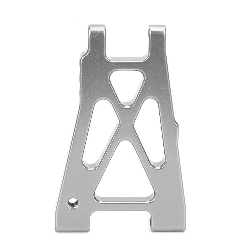 2PCS Aluminum Alloy Rear Lower Swing Arm Fit for KYOSHO 4WD Optima 110 RC Off Road Vehicle(Silver )