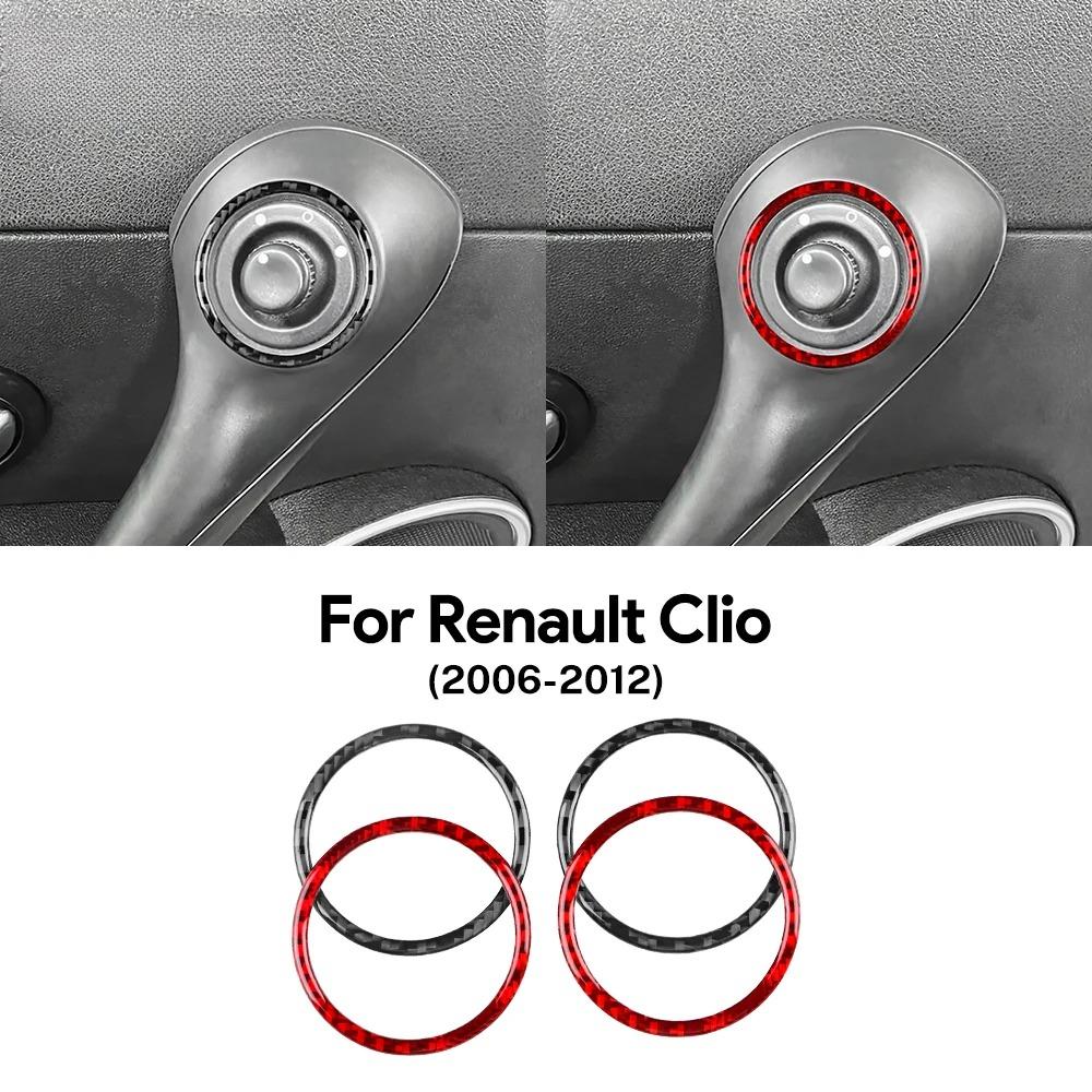 Carbon Fiber Door Handle Sticker for Renault Clio 3 2006-2012 Interior Accessories