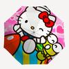 1pc Hello Kitty Automatic Opening/Closing Umbrella with Convenient Three-Fold Design, 8-Bone Iron Frame Outdoor Umbrella - Perfect Gift for Fans, Trav
