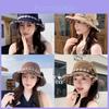 Cotton Summer Sun Hat With Wide Brim And Adjustable Fit For Outdoor Travel And Sun Protection