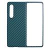 3K Twill Carbon Fiber Phone Case for Galaxy Z Fold 4 Camera Big Hole Crater Aramid Fiber  Flip 4 Phone Case