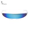 Colorful Sunglasses Novelty Futuristic Mirrored UV Protection Punk X-Men Men Personalized Narrow Sun Glasses for Women Outdoor Fashion