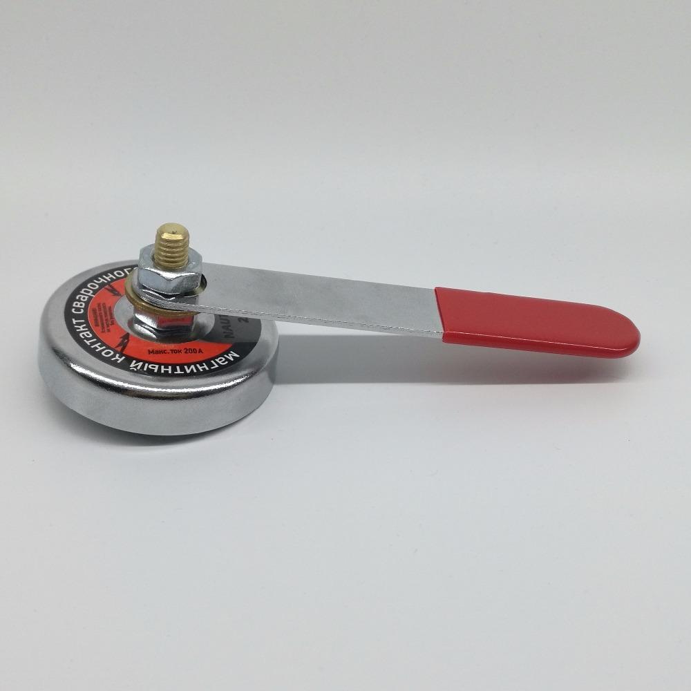 1pcs Diameter 2"  55mm Magnetic Welding Grounding Device Magnetic Welding Ground Clamp 16LBS 200A