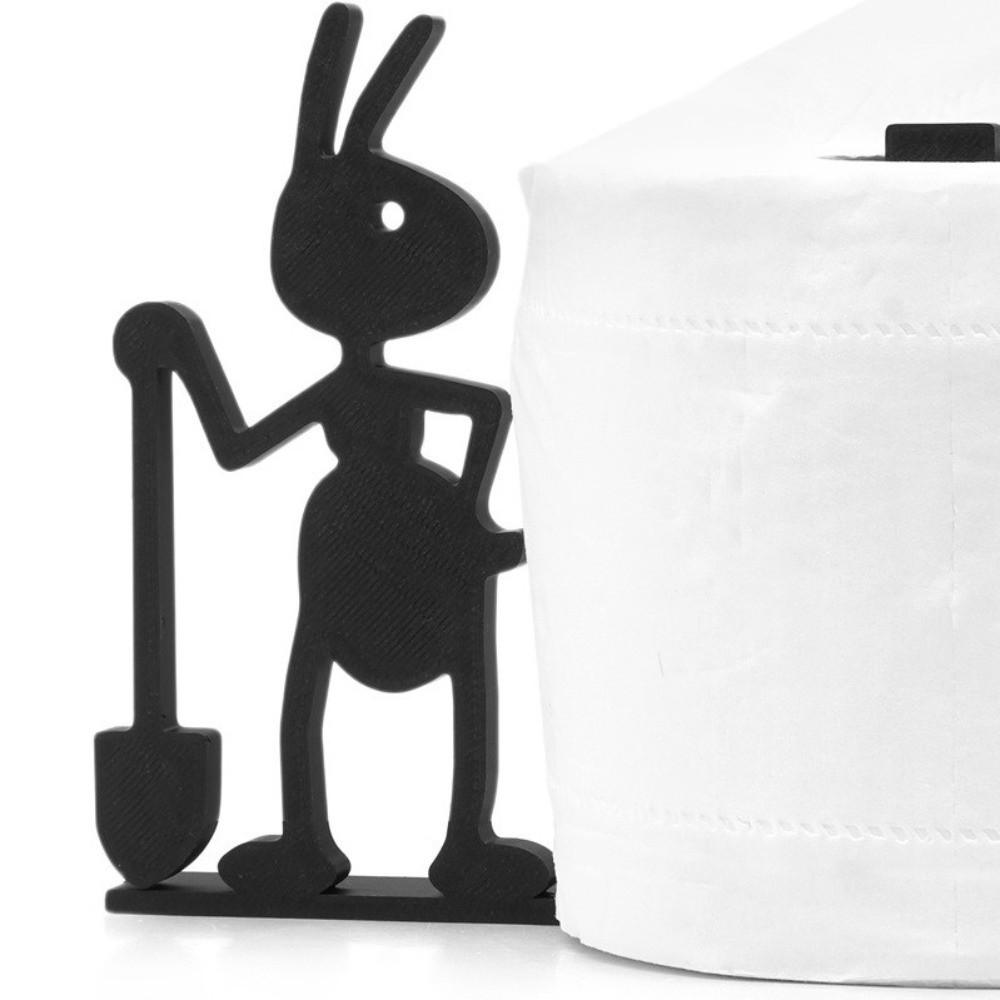 Minimalist Paper Holder Cute Ant Shape Paper Organizer New Desktop Tissue Rack Bedroom Use