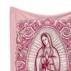 Manta da Virgem Maria e Rosas Manta Religiosa Macia Manta Aconchegante para Sofá Cama Decoração de Casa Uso para Oração Cristã Meditação