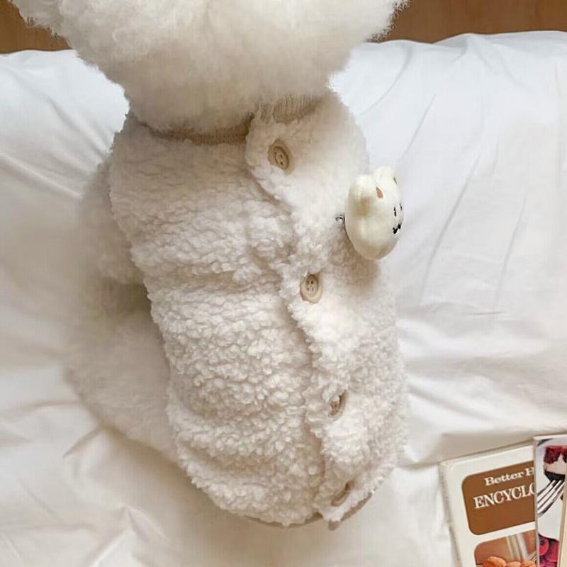 Pet Cotton Coat Autumn And Winter Schnauzer Teddy Bichon Pomeranian Cat And Dog Clothes Thickened And Warm