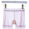 Women's High-Waist Ultra-Thin Breathable Safety Pants - Nude Feel, Silk Crotch, Anti-Exposure Base Layer