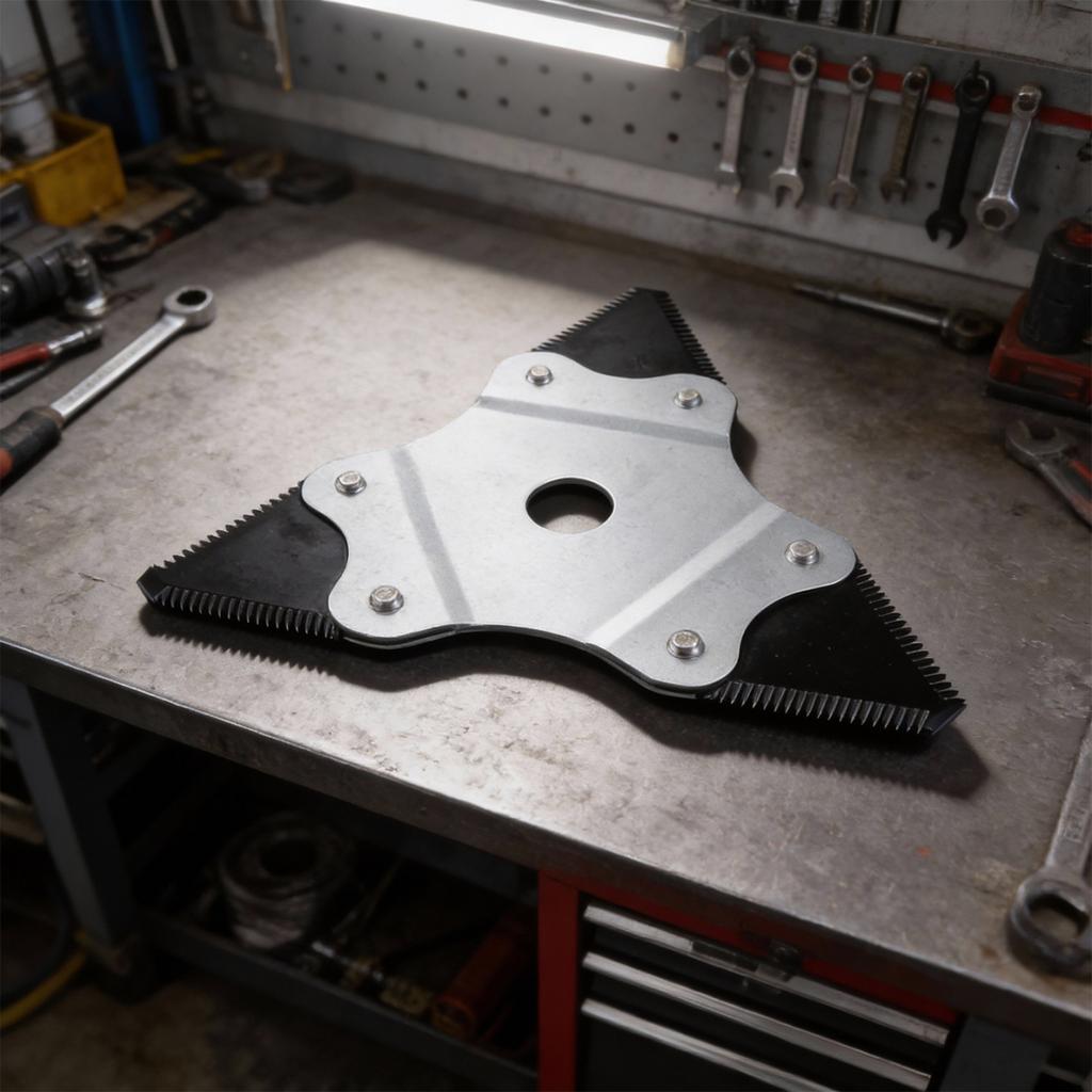 Lawn Mower Blade Manganese Steel Blade 255mm Diameter