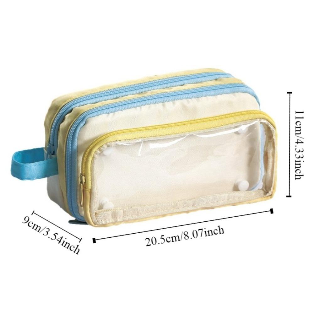 Portable Large Capacity Pencil Case Beauty Bag Cosmetic Storage Bag  Kids Children