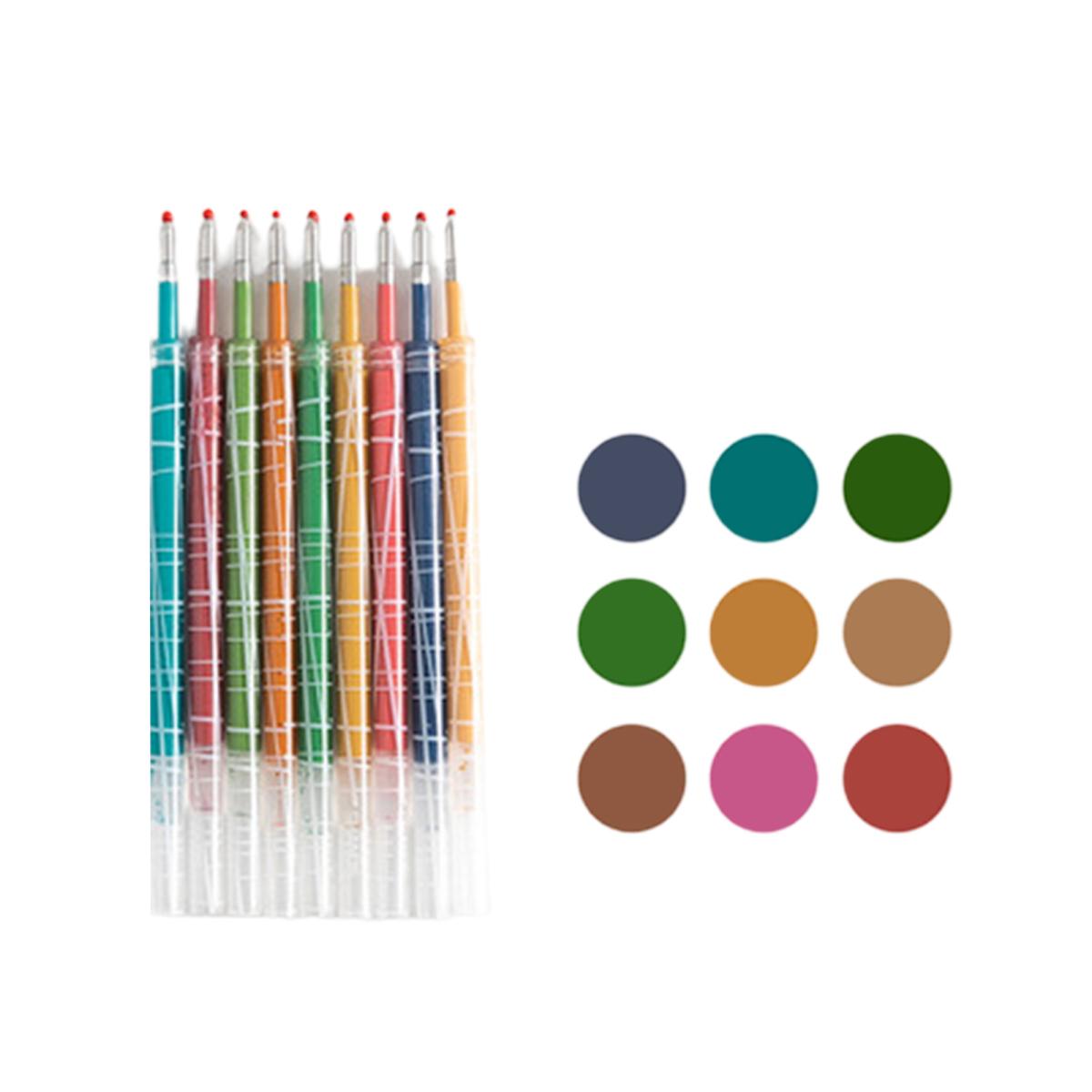 

Цветная гелевая ручка Morandi, 0,5 мм, 9 шт./компл., канцелярские принадлежности для школьных офисов и студентов 7