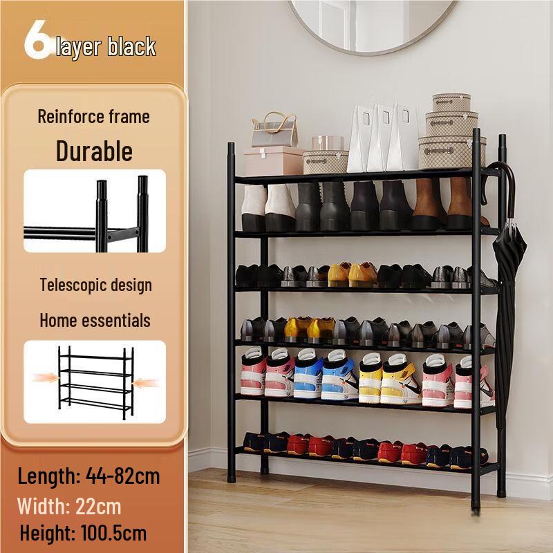 Stainless Steel Multi-Tier Shoe Rack