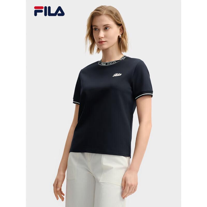 FILA Women s Knit Short Sleeve Crew Neck T-Shirt M