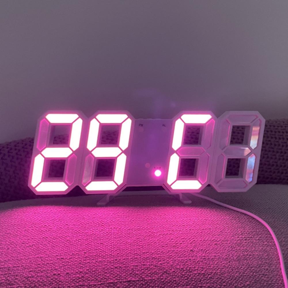 Digital Wall Clock Desk Watches Electronic Alarm Modern Home Decoration for Bedroom Decor Interior Led Table Clocks Living Room