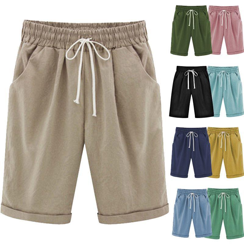 Stylish Women's Loose Summer Mini Drawstring Shorts With Pockets For Casual Comfort
