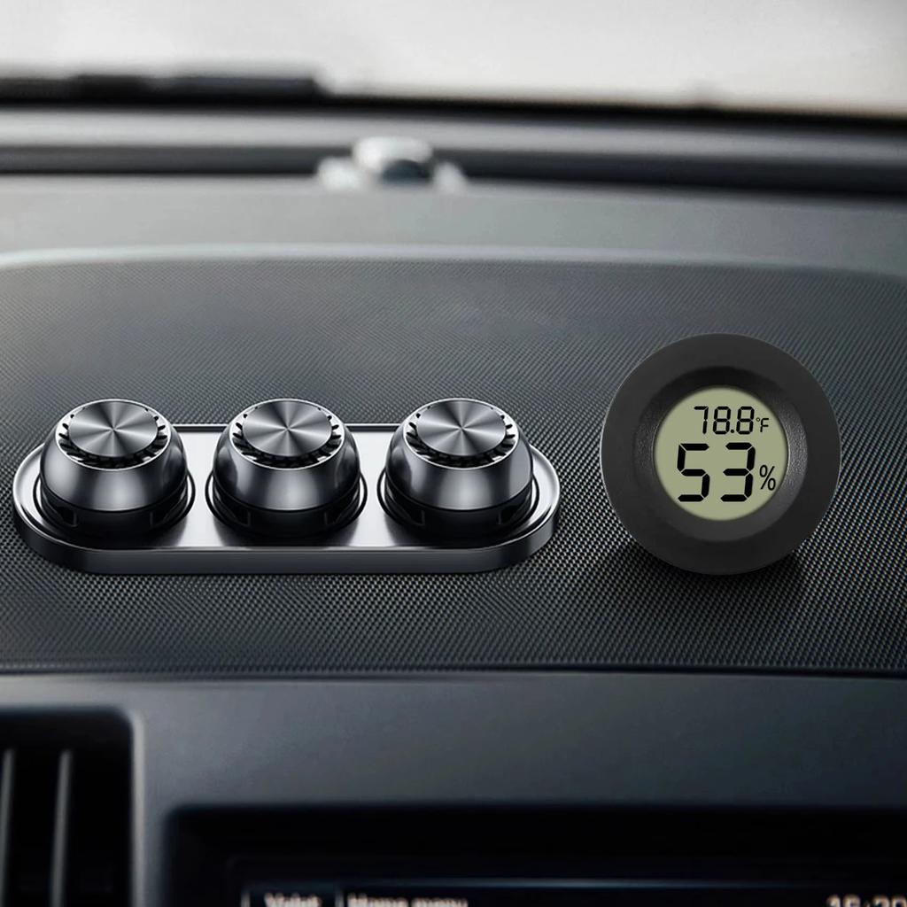 1pc Mini LCD Digital Thermometer & Hygrometer -50°C to +70°C Temperature & Humidity Meter for Fridge Freezer Testing