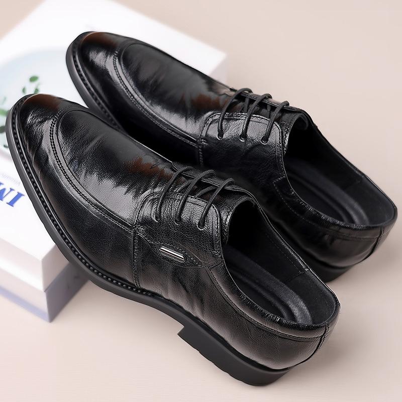 

Men s leather shoes business casual leather hollow men s shoes first layer sheepskin men s sandals soft sole dress shoes 38